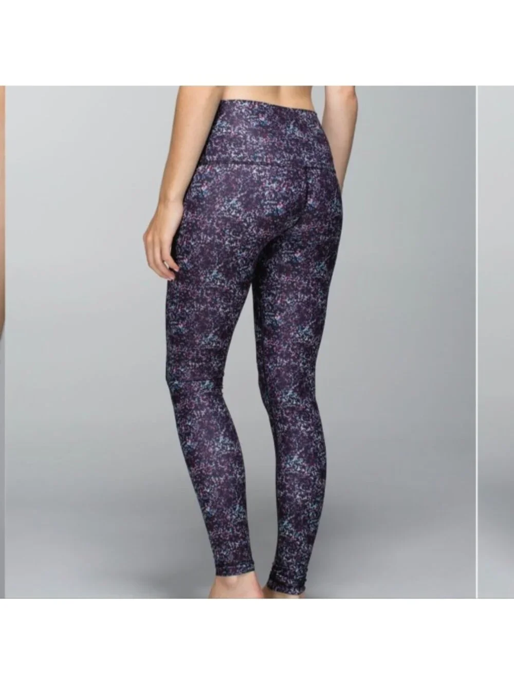 Lululemon Wunder Under Pant *Full-On Luxtreme (Roll Down)Rocky Road Gusto Blue
